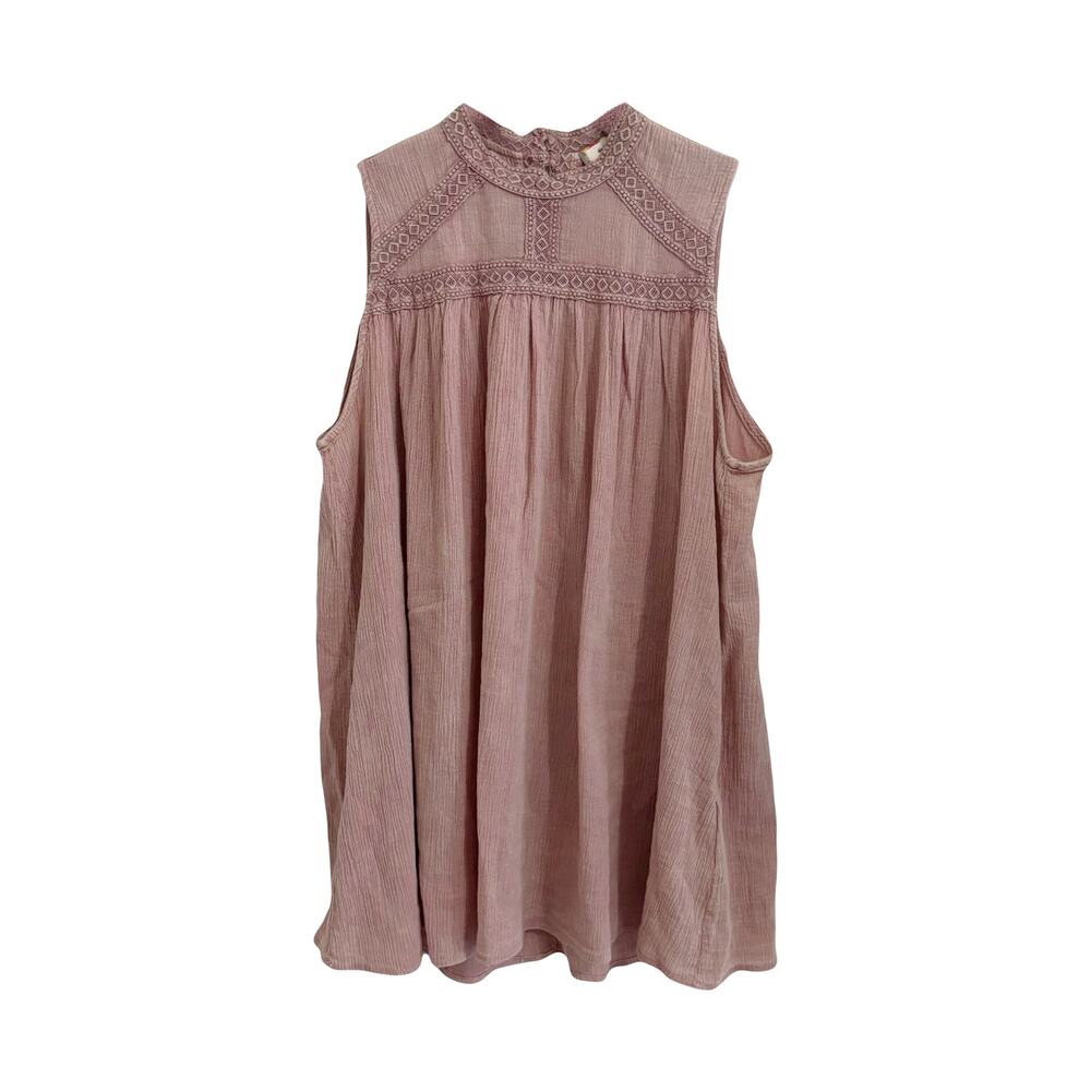 Anthropologie Eri + Ali Sweetbriar Sleeveless Blouse Sz M